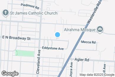 Map image of the property - 1910 E N Broadway St