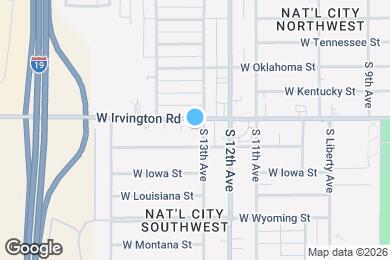 Map image of the property - 705 W Irvington Rd