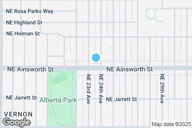 Map image of the property - 2325 NE Ainsworth St