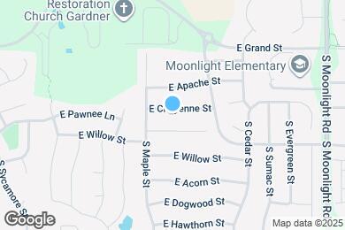 Map image of the property - 525 E Cheyenne St