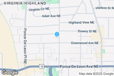 Map image of the property - 834 Barnett St NE
