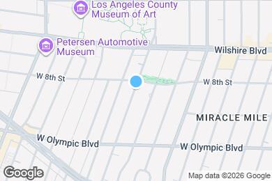 Map image of the property - 824 S Curson Ave