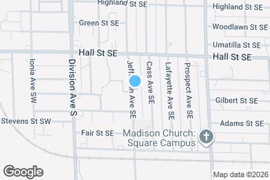 Map image of the property - 1256 Jefferson Ave SE