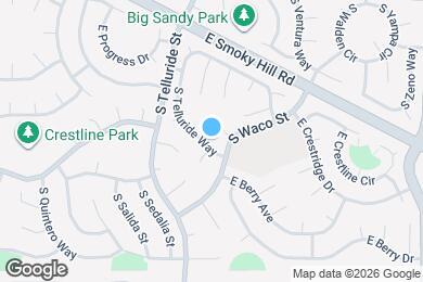 Map image of the property - 5384 S Telluride Way