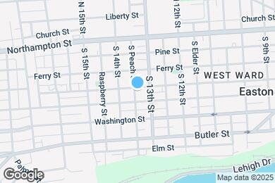 Map image of the property - 1322 Spruce St
