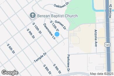 Map image of the property - 1615 Dawnview Ln