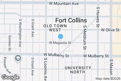 Map image of the property - 528 W Magnolia St