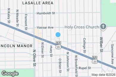 Map image of the property - 1013 O Brien St