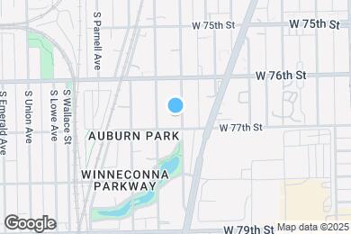 Map image of the property - 7640 S Stewart Ave