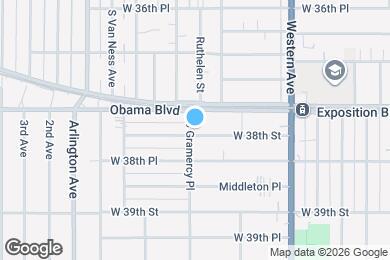 Map image of the property - 1763 W 38th St