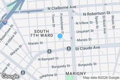 Map image of the property - 2025 Marais St
