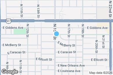 Map image of the property - 5119 N 15th St