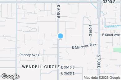 Map image of the property - 3479 S 500 E