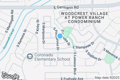 Map image of the property - 4221 S Ponderosa Dr