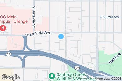 Map image of the property - 555 S La Veta Park Cir