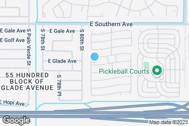 Map image of the property - 8103 E Southern Ave