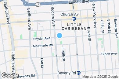 Map image of the property - 885 Rogers Ave