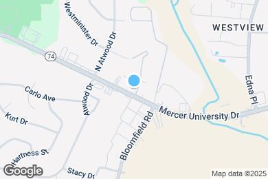 Map image of the property - Riverbend Apartments