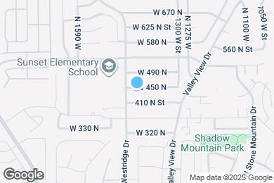 Map image of the property - 1421 W 450 N