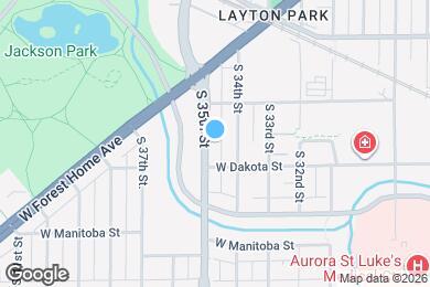 Map image of the property - 2850 S 35th St