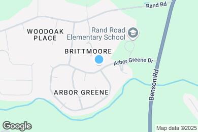 Map image of the property - 320 Arbor Greene Dr