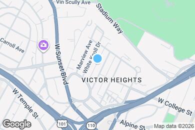 Map image of the property - 917 N Beaudry Ave