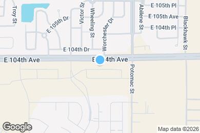 Map image of the property - 13499 E 103rd Pl