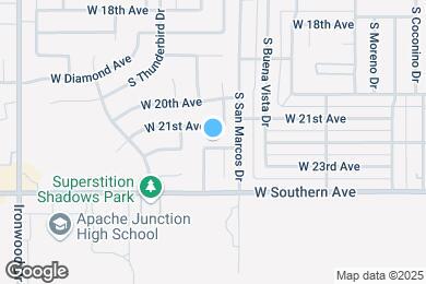 Map image of the property - 892 W 22nd Ave
