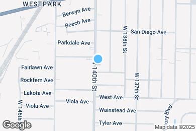 Map image of the property - 3795 W 140th St