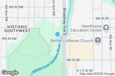 Map image of the property - 728 1st Ave SW