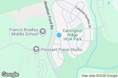 Map image of the property - 7019 Carrington Pointe Dr