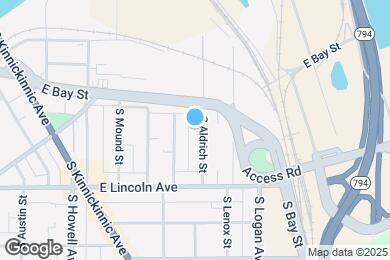 Map image of the property - 2139 S Aldrich St