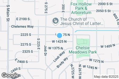 Map image of the property - 2820 W 1425 N