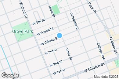 Map image of the property - 405 W Clinton St