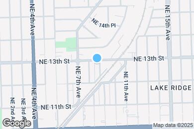 Map image of the property - 850 NE 13th St