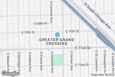 Map image of the property - 358 E 70th Pl