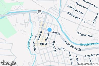 Map image of the property - 303 Oak St