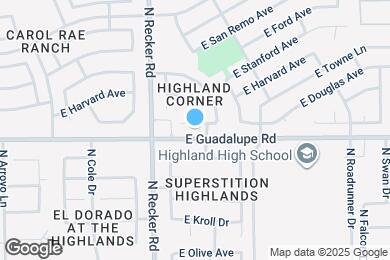 Map image of the property - 4073 E Princeton Ave