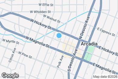 Map image of the property - 202 W Oak St