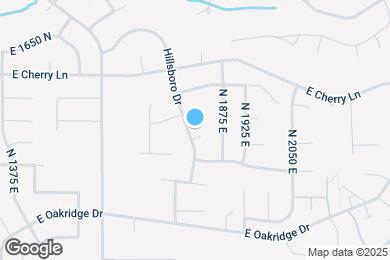 Map image of the property - 1342 Hillsboro Dr