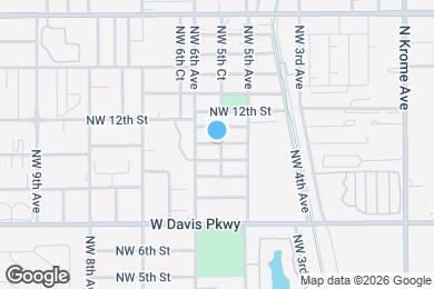 Map image of the property - 551 NW 10th Ct