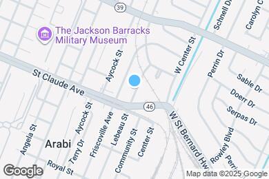 Map image of the property - 1108 Lebeau St