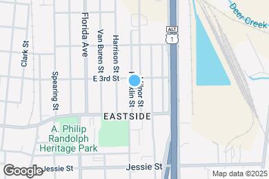 Map image of the property - 1207 Franklin St