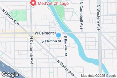 Map image of the property - 2620 N Rockwell St