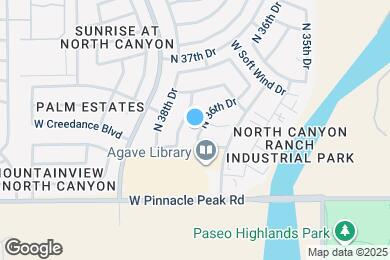 Map image of the property - 23622 N 36th Dr