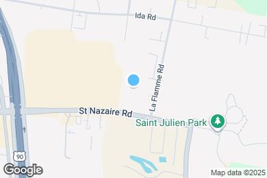 Map image of the property - Villa Broussard