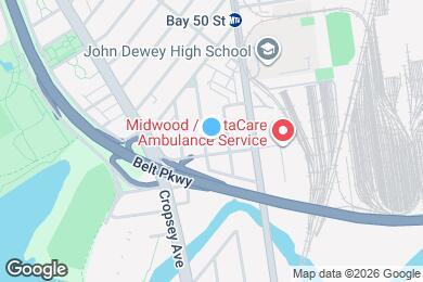 Map image of the property - 2571 W 16th St