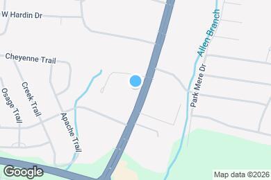 Map image of the property - 1119 Nashville Hwy