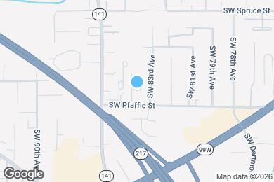 Map image of the property - 11246 SW 84th Ave