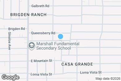 Map image of the property - 2039 Casa Grande St